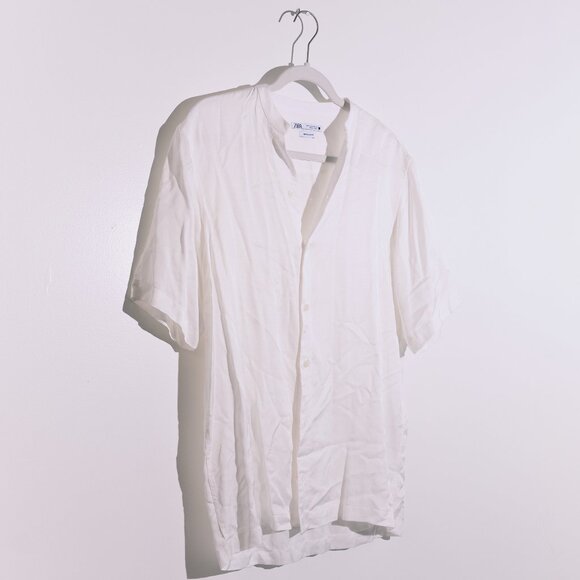 Zara Men’s Button-Down Shirt – Short Sleeve, Size S - Picture 2 of 4